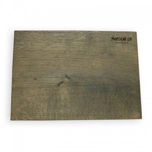 купить Wooden oak board for serving 300 * 250 * 25mm