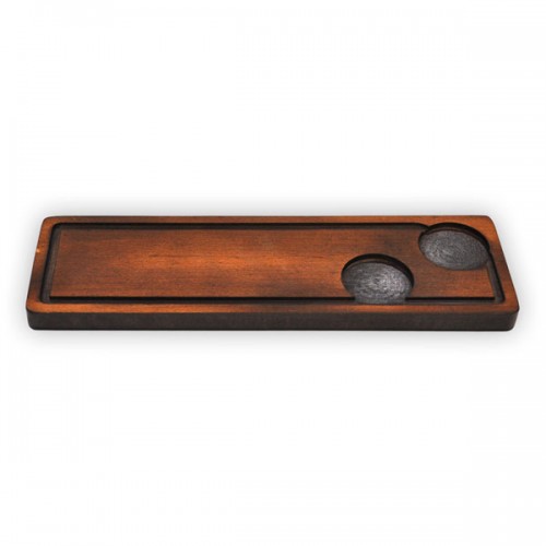 купить Wooden board for serving 400 * 120 * 20 mm, alder, stain, oil-wax