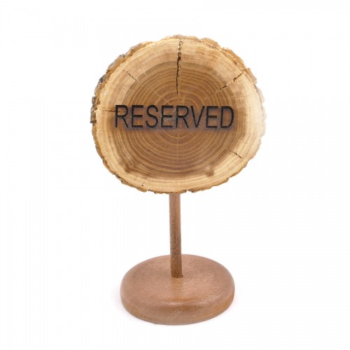 купить Деревянная стойка для резерва столов, d 85 мм, h 15 мм