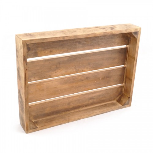 купить Wooden box, 400 * 400 * 70 mm, oak