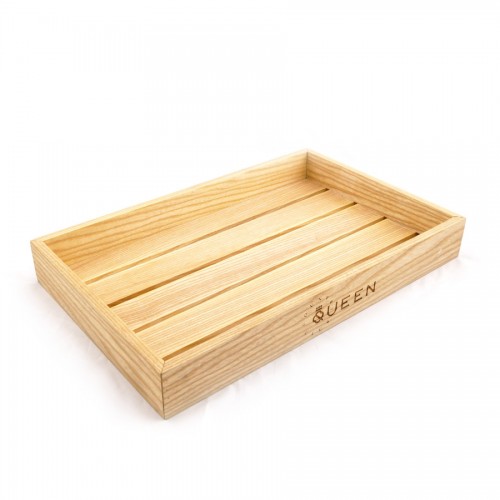 купить Wooden box, 390 * 250 * 50 mm, ash, oil / wax