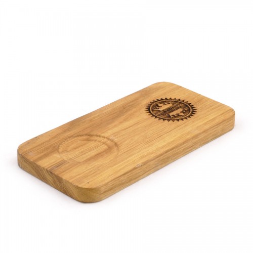 купить Wooden board for serving, 200 * 100 * 15 mm, oak, oil / wax