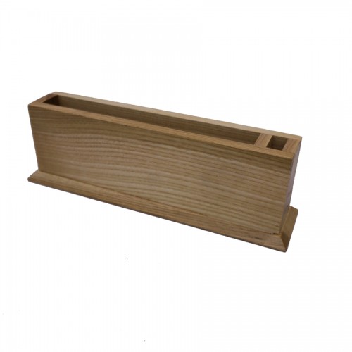 купить Stand for napkins and toothpicks (napkin holder), ash, natural wood 205 * 35 * 65 mm