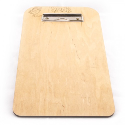 купить Clipboard with clip, 220 * 370 * 5 mm, plywood